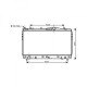 Radiateur refroidissement du moteur Chevrolet / Daewoo Lacetti apres 04
