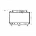 Radiateur refroidissement du moteur Chevrolet / Daewoo Lacetti apres 04