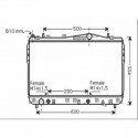 Radiateur refroidissement du moteur Chevrolet / Daewoo Nubira apres 05