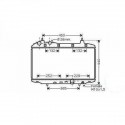 Radiateur refroidissement du moteur Honda Civic 05-08