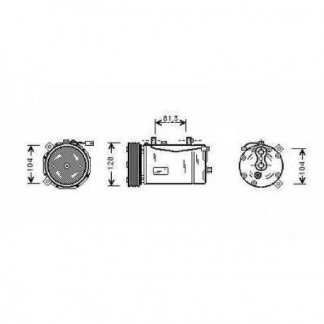 compresseur Volkswagen VW T4  96-04 seulement pour mod. Essence