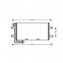 condenseur Volkswagen VW T4  01-03 645x308