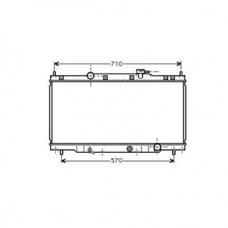 Radiateur refroidissement du moteur Honda CRV 02-06