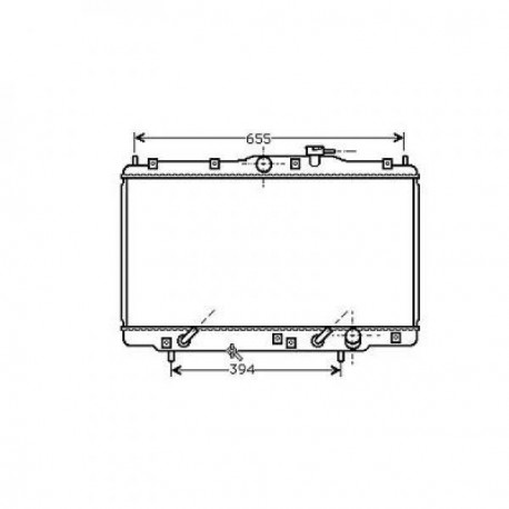 Radiateur refroidissement du moteur Honda Shuttle 95-01