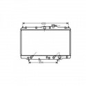 Radiateur refroidissement du moteur Honda Shuttle 95-01