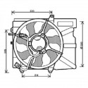 Ventilateur refroidissement du moteur Hyundai Getz 02-05 Hyundai Getz apres 2005