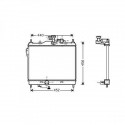 Radiateur refroidissement du moteur Hyundai Getz apres 2005 Hyundai Getz apres 2005