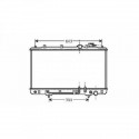Radiateur refroidissement du moteur Hyundai Lantra 93-95