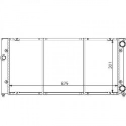 Radiateur refroidissement du moteur VolksWagen Vento 92-98 VolksWagen Vento 92-98 VolksWagen Golf III 91-97