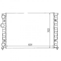 Radiateur refroidissement du moteur VolksWagen Vento 92-98
