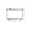 Radiateur refroidissement du moteur Hyundai Sonata 01-05 Hyundai Sonata 99-01