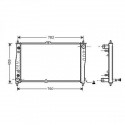 Radiateur refroidissement du moteur Kia Carnival I 99-00