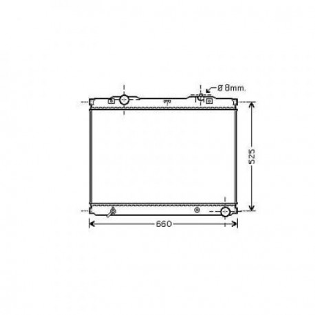 Radiateur refroidissement du moteur Kia Sorento 02-06