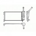 Radiateur refroidissement du moteur Lancia Ypsilon 03-06