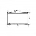 Radiateur refroidissement du moteur Mazda 6 02-05
