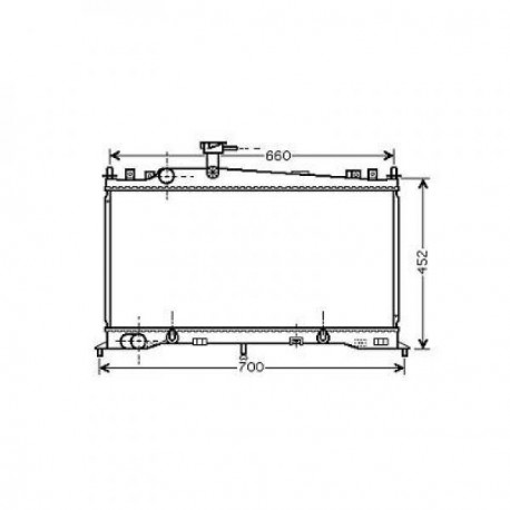 Radiateur refroidissement du moteur Mazda 6 05-07 Mazda 6 05-07