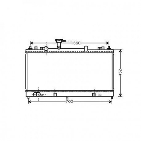 Radiateur refroidissement du moteur Mazda 6 05-07