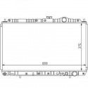 Radiateur refroidissement du moteur Mitsubishi Lancer 1992- Berline / Break Mitsubishi Lancer 1992- Berline / Break