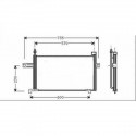  Condenseur MICRA K11. ANSCHLUàŸ 15.4MM 