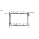 Radiateur refroidissement du moteur Nissan Micra K12 05-10