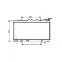  Radiateur Eau PRIMERA P10. 1.8i. MAN. +/-AC 