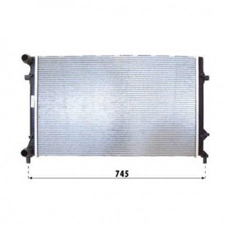 Radiateur GOLF V03- 647x398x16