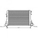 Radiateur d\'air GOLF V03-