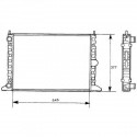Radiateur refroidissement du moteur Seat Alhambra 96-00