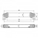 Intercooler échangeur VolksWagen Sharan 96-00 Start Start Seat Alhambra 96-00