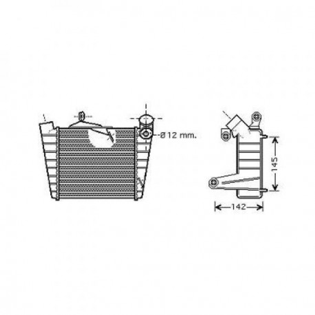 Radiateur Air FABIA01- 183x191x64