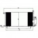 Condenseur climatisation Seat Toledo 91-99