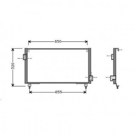 condenseur IMPREZA08/96-09/98