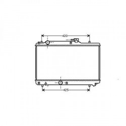 Radiateur refroidissement du moteur Suzuki Vitara 88-98 Suzuki Vitara 88-98 Suzuki Vitara 88-98