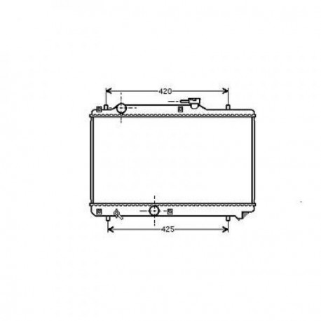 Radiateur refroidissement du moteur Suzuki Vitara 88-98 Suzuki Vitara 88-98 Suzuki Vitara 88-98