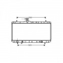 Radiateur refroidissement du moteur Suzuki Liana 01-07