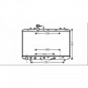 Radiateur refroidissement du moteur Start