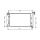 Radiateur refroidissement du moteur Toyota Corolla Verso 01-04