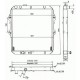 Radiateur refroidissement du moteur Toyota Hilux LN145-170 97-01