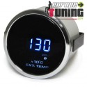 MANOMETRE DIGITAL PRO 52mm TEMPERATURE GAZ ECHAPPEMENT  (02762)