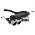 SILENCIEUX ECHAPPEMENT SPORT A3 8P 2x76mm SPEED (18473)