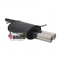 POT ECHAPPEMENT SILENCIEUX SPORT AUDI A4 8E 2x76mm (18422)
