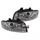 PHARES FEUX AVANTS CHROM DEVIL EYES LED AUDI A4 B6/8E (00291)