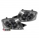 PHARES FEUX AVANTS CHROM DEVIL EYES LED AUDI TT 8N 1998-2006 10 PIN (00868)
