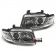 FEUX PHARES AVANTS LED DE JOUR DIURNES DRL CHROME AUDI A4 B5 PHASE 2 (Z00353)