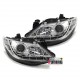 2 FEUX AVANTS CHROME DEVIL EYES PHARES LED SEAT IBIZA 6J 2008- 2012 (00738)