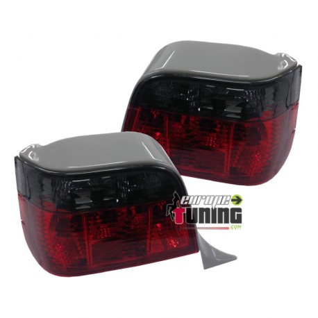 FEUX CRISTAL ROUGES / NOIRS POUR BMW E36 TOURING (13559)