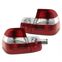 FEUX TUNING ROUGES / CRISTAL BMW E46 BERLINE 2001-2005 (10052)