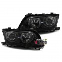 PHARES CCFL ANGEL EYES NOIRS BMW E46 2001-2005 (03631)