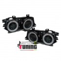 PHARES ANGEL EYES NOIRS TUNING BMW E32 E34 (13706)