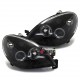 PHARES FEUX AVANTS ANGEL EYES NOIRS POUR CITROEN XSARA (12073)